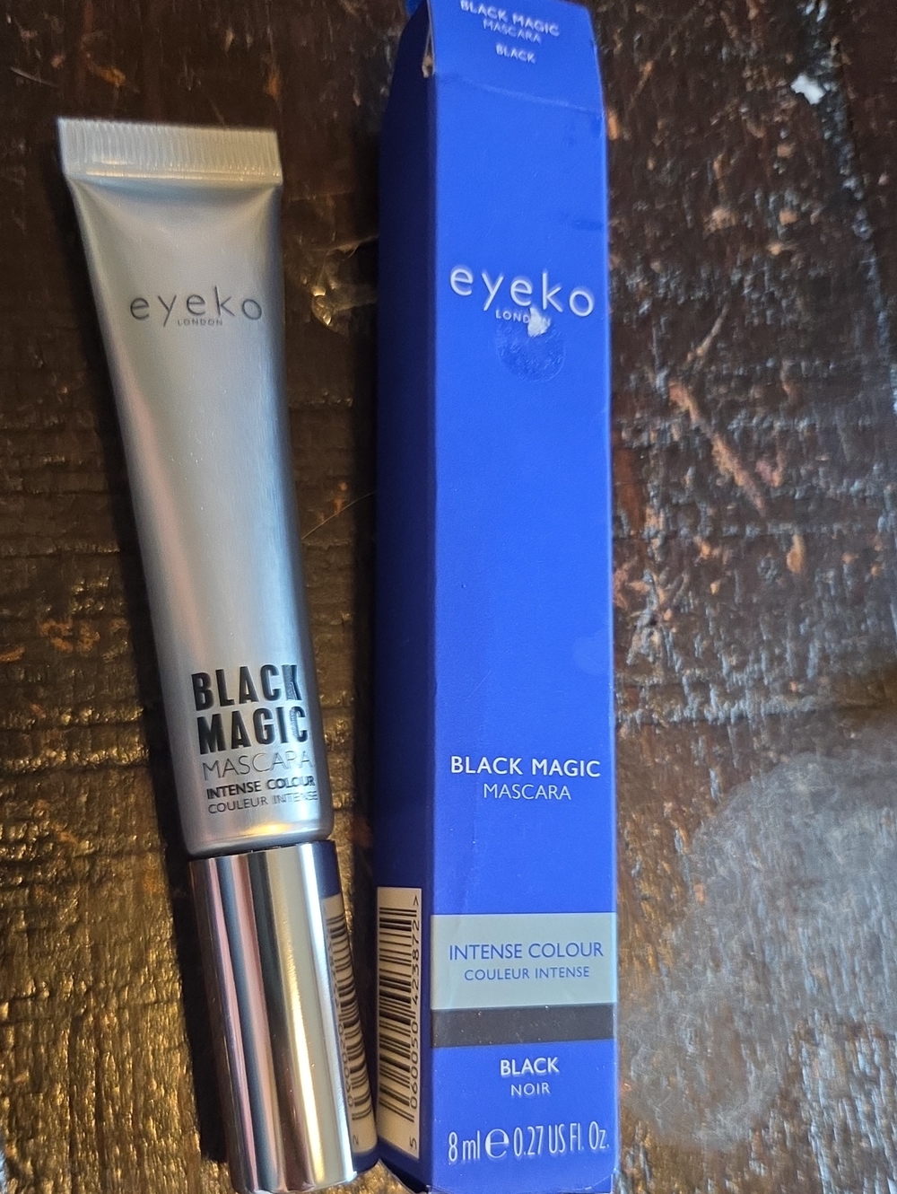 Eyeko Black Magic Mascara – Black with Silver Tube & Blue Box